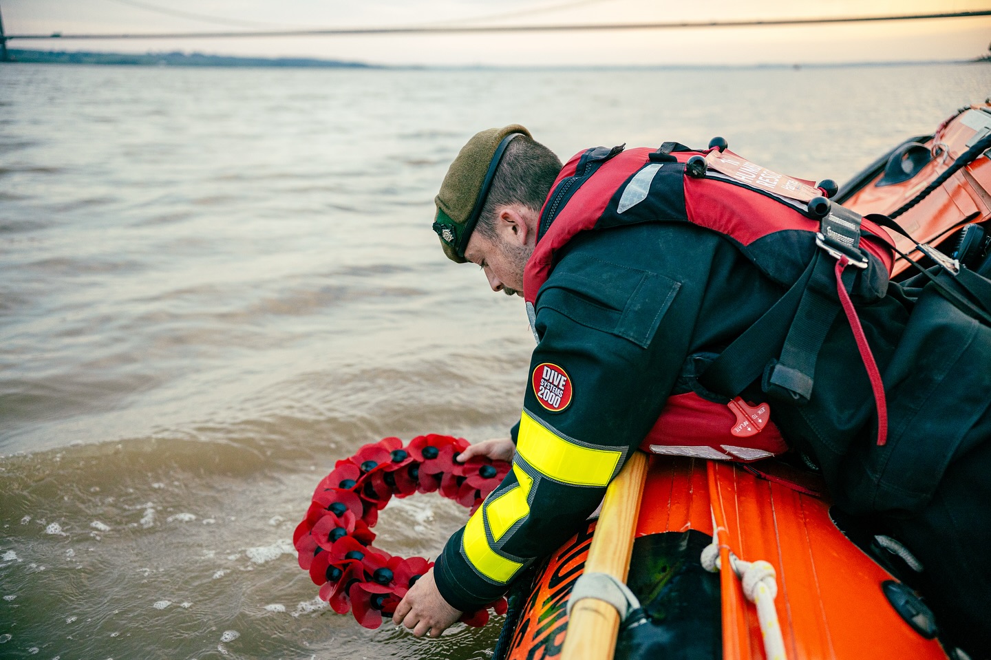 Last night, Humber Rescue was honoured to attend the 80th anniversary VE Day celebrations at Hessle Foreshore.

Two of our vessels launched to take part in the ceremony, where we laid a wreath on the water in remembrance of those who served.

It was a moving evening shared with the local community, with stories of the past, the lighting of the beacon, and a moment of silence to reflect and remember.

We were proud to be part of such a significant occasion.

At the going down of the sun and in the morning, we will remember them.
