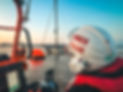 Humber Rescue attending sunken yacht